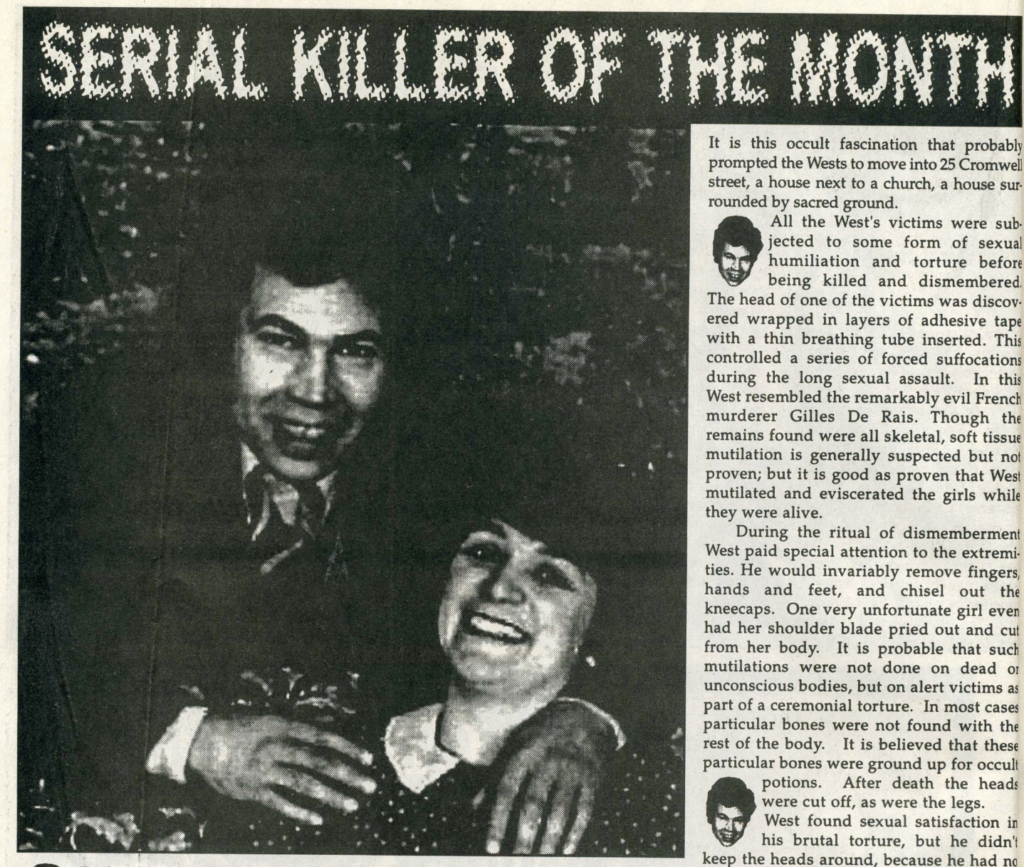 Serial Killer of the Month: Frederick West